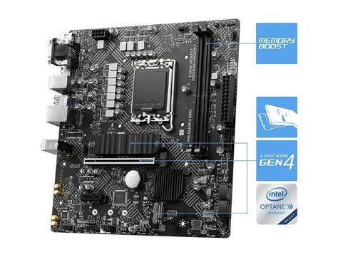 MSI PRO B660M-G DDR4 Motherboard M-ATX | PRO B660M-G DDR4