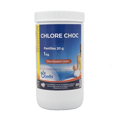 Ocedis Chlore Choc Pastilles G Kg Hexagon Piscine