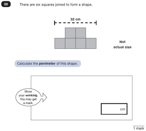 Ks2 Sats Maths Area And Perimeter Past Paper Questions Piacademy