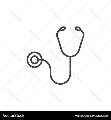 Stethoscope Icon Royalty Free Vector Image Vectorstock