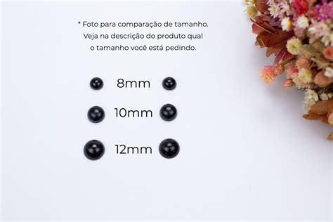 Olhos De Seguran A Para Amigurumi Mm Elo Produtos Especiais