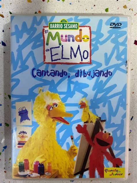 Sesame Street Dvd The World Of Elmo Singing Y Dibujando Planeta