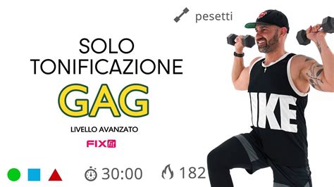 GAG Allenamento Gambe Addominali E Glutei Avanzato Con Pesi YouTube