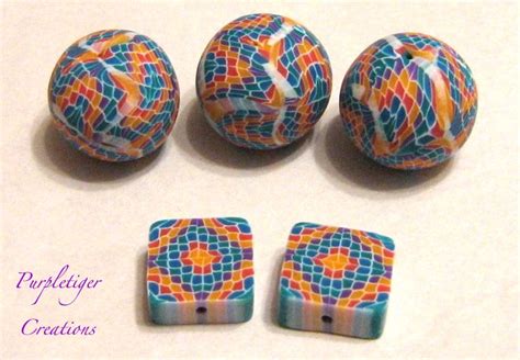 Clay Rainbow Serpent Beads By Purpletigercreations Deviantart On