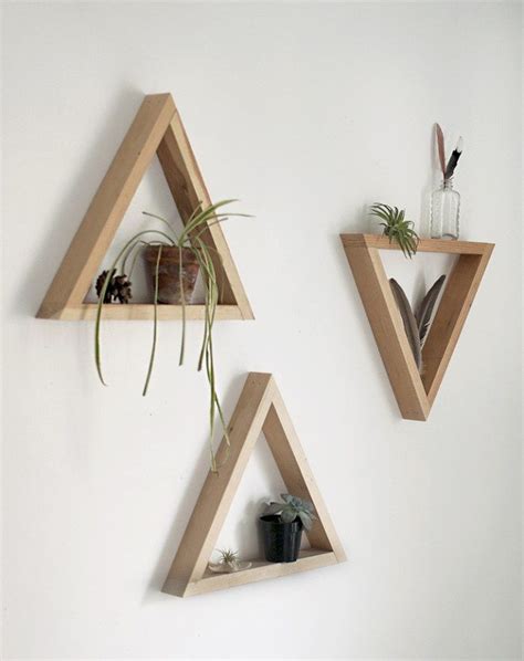 Diy Como Fazer Prateleiras Triangulares Decostore Como Fazer