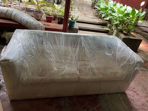 Sofa Couch In Nude Color Furniture Home Living Furniture Sofas On Carousell