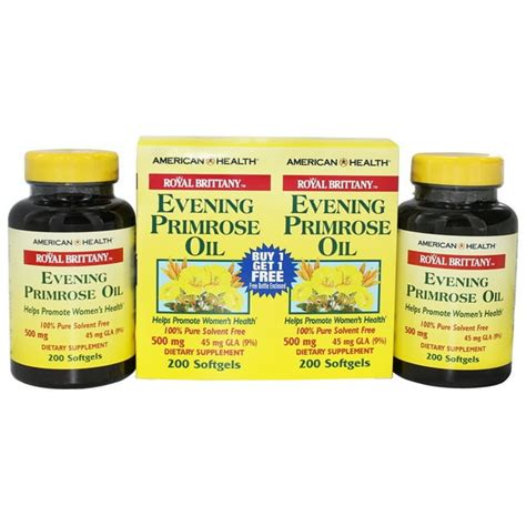 American Health Royal Brittany Evening Primrose Oil 200200 Twin