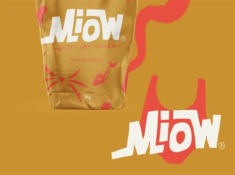 MIOW CAT FOOD by candybrophycreative on Dribbble