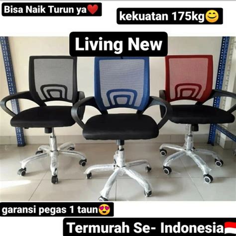 Jual Kursi Kantor Jaring 4005 Hitam Stainless Hitam Kota Bandung