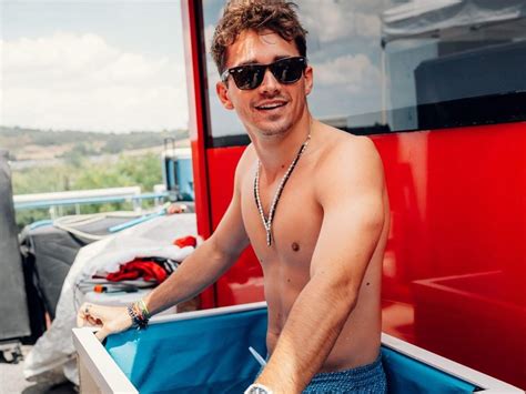 Charles Leclerc S Topless Selfie And Music Skills Become The Focus Of