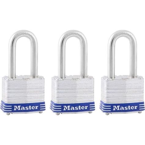 3TRILF Cadenas en acier laminé avec clé lot de 3 858 Cdiscount