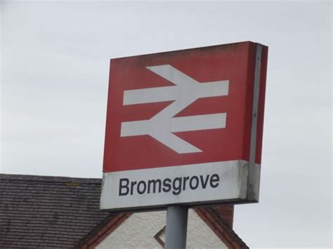 Bromsgrove Station Sign Having Ordered My Tickets On The Flickr