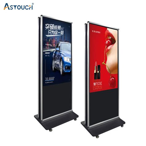 RK3568 Floor Standing Digital Signage Indoor Capacitive Touch EAC