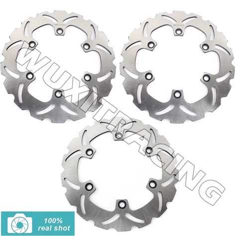 New Full Set Front Rear Brake Discs Rotors For Kawasaki Gpz R Zx600a