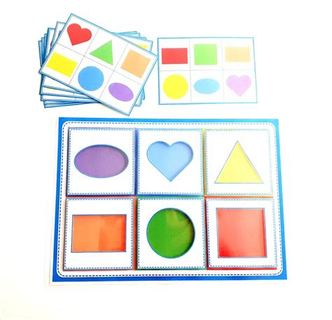 Shape Pattern Activity, Shape Matching Game, Fine Motor Skills - Etsy