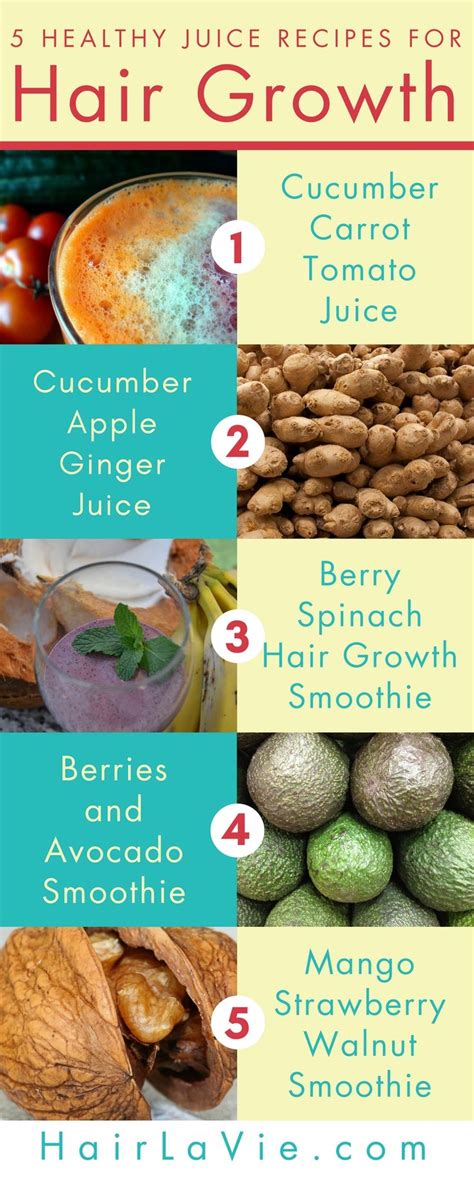 5 Healthy Juice Recipes For Hair Growth