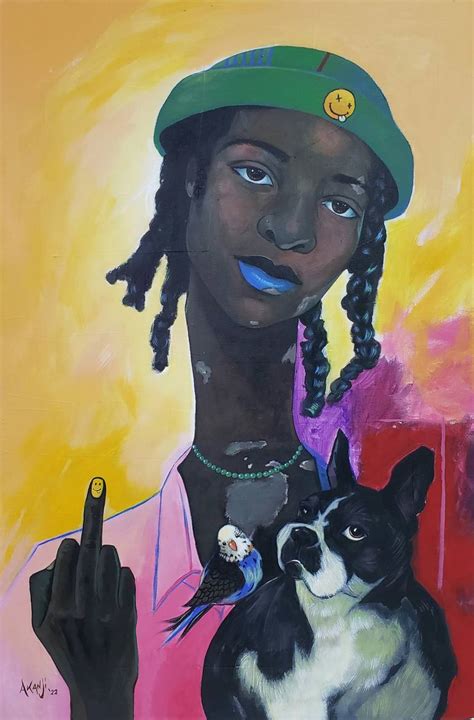 Fuck Yeah Painting By Akanji Bolaji Saatchi Art
