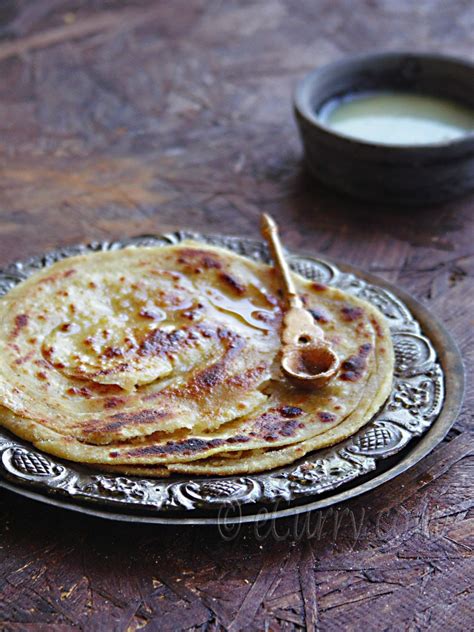 Lachha Paratha Layered Griddle Cooked Flatbread ECurry The Recipe