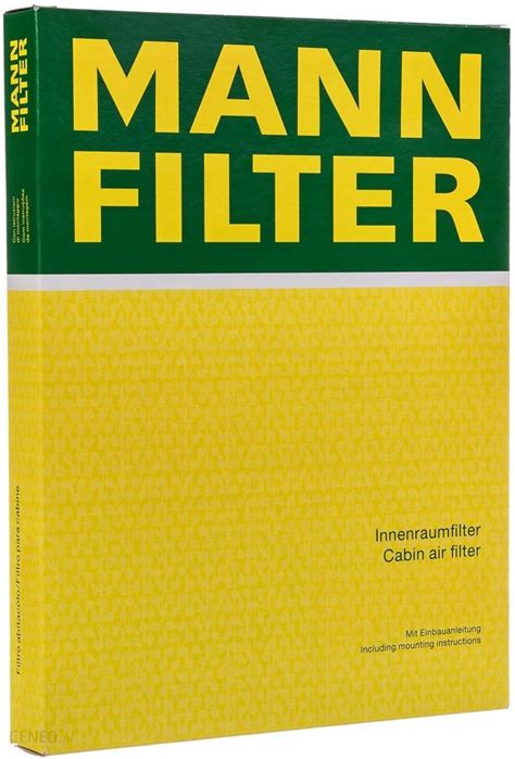 Filtr Kabinowy Mann Filter Filtr Powietrza Kabinowy Freciouspl Bmw X