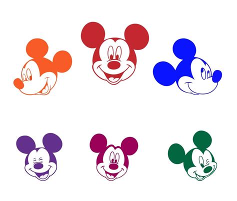 Mickey Mouse Head Svg Perfect for Crafting & Design Projects ...