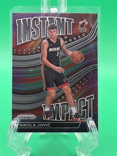 Prizm Basketball Instant Impact Nikola Jovic Heat Ebay