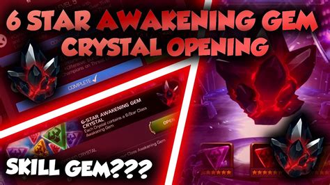 6 Star Awakening Gem Crystal Opening Marvel Contest Of Champions Youtube