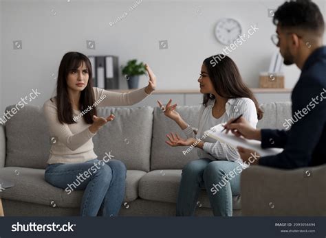 Lesbian Arab Couple On Verge Breakup Stock Photo Shutterstock