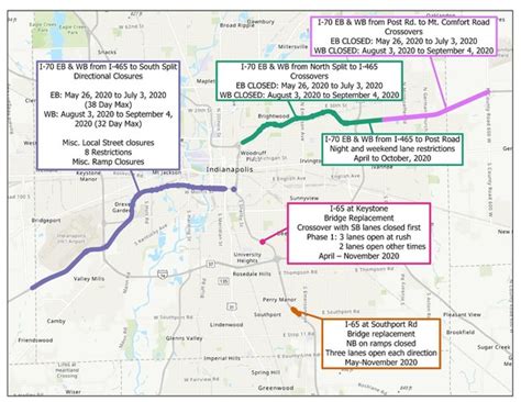 INDOT releases I-70/I-65 Construction Plan in Central Indiana | City of Richmond