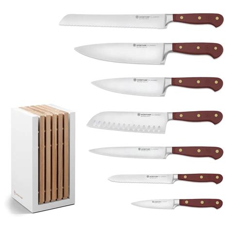 Wusthof Classic 8 Piece Knife Block Set Tasty Sumac