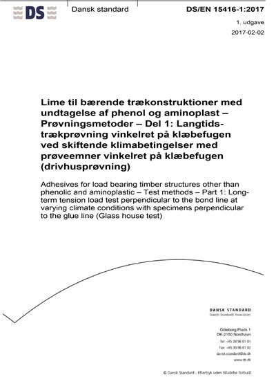 Ds En Adhesives For Load Bearing Timber Structures Other