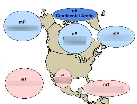 Fronts and air masses Diagram | Quizlet