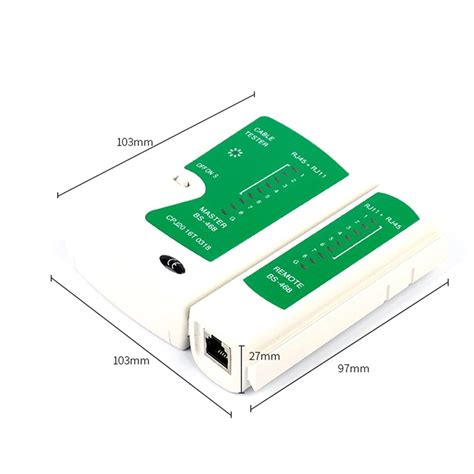 Profissional Testador De Cabo De Rede RJ45 RJ11 RJ12 CAT5 Ferramentas