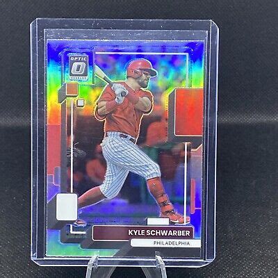 Donruss Optic Holo Kyle Schwarber Philadelphia Phillies Ebay