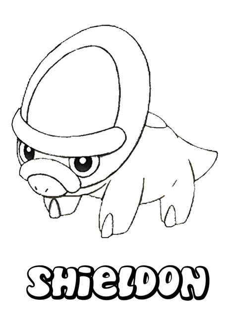 Shieldon coloring pages - Hellokids.com