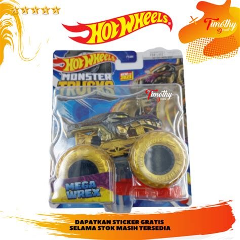 Hot Wheels Monster Trucks Mega Wrex Gold 932B Lazada Indonesia