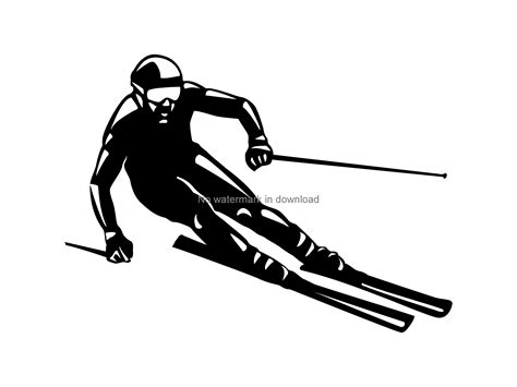 Skier Clipart Skiing Svg Winter Sports Skiing Clip Art Etsy