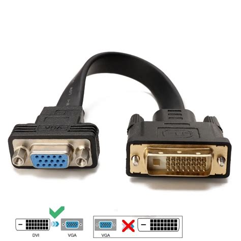 Greatlink Câble Actif Dvi D Vga Dvi D Double Liaison 24 1 Mâle Vers Vga Femelle Vidéo