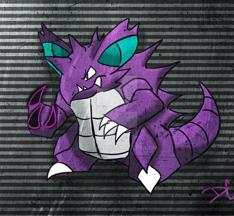 Nidoking by DC-san on DeviantArt