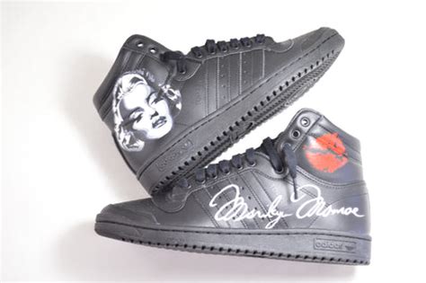 Custom Marilyn Monroe Adidas Top Ten Sneakers – B Street Shoes