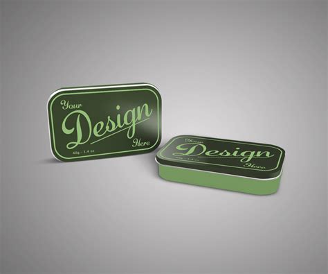 Tin Box Mockups Free Free Mockup