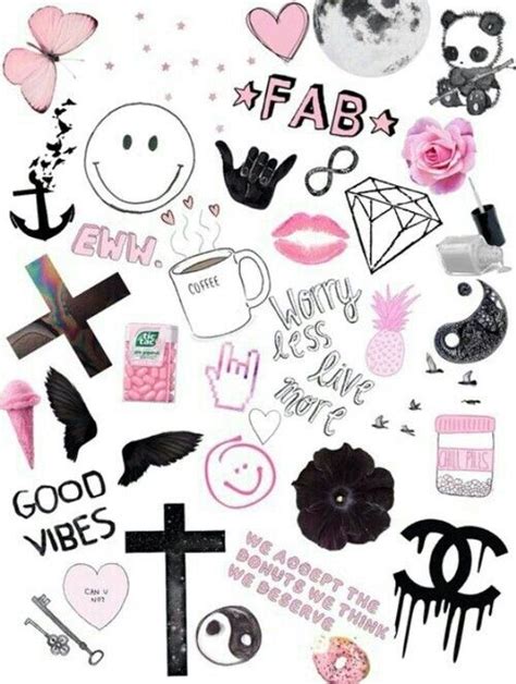 Tumblr Collage Tumblr Stickers Cute Wallpapers Cute Wallpaper For Phone