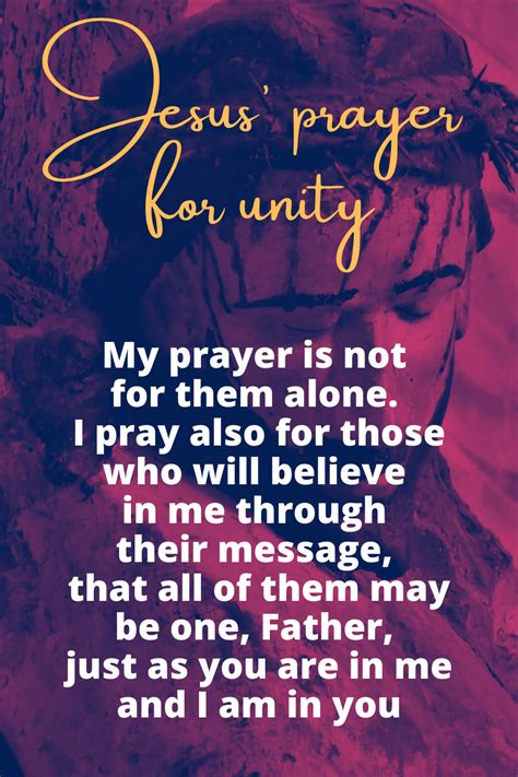 Jesus Prayer For Unity In John 17