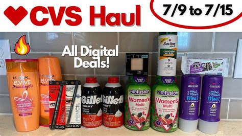 CVS Free And Cheap Digital Couponing Deals This Week 7 9 To 7 15