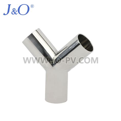 Sanitary Tee Y Style Welding China J O Fluid Control