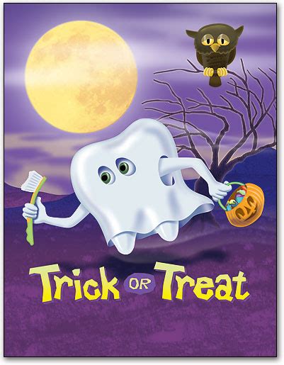 Dental Halloween Recall Up Laser Cards Smartpractice Dental