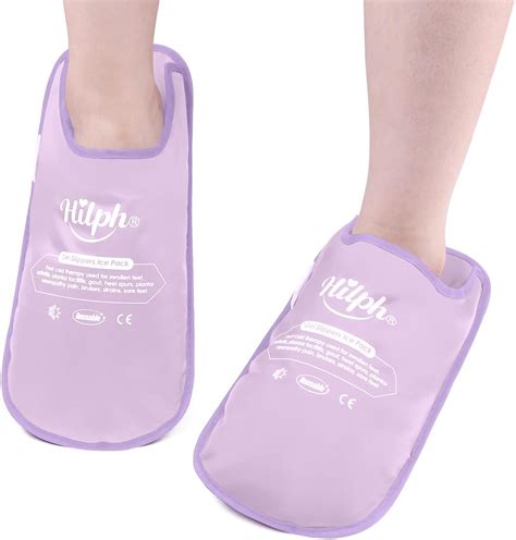 Amazon Hilph Foot Ice Pack Slippers For Plantar Fasciitis 2 Packs