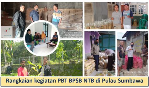 Rangkaian Kegiatan Pengawas Benih Tanaman Bpsb Ntb Di Pulau Sumbawa