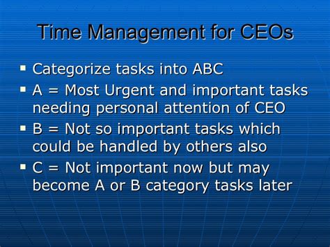 Roles And Responsibilities Of Ceo