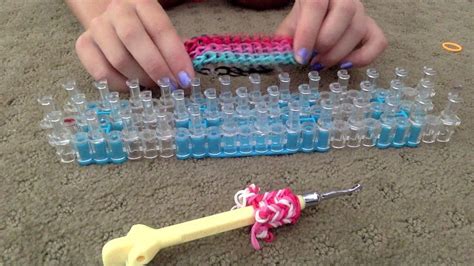 How To Make A Triple Single Bracelet Rainbow Loom Youtube