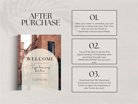 Airbnb Binder Template Editable Airbnb Canva Template House Rules